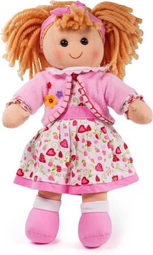 Bigjigs stoffen pop Kelly 34 cm