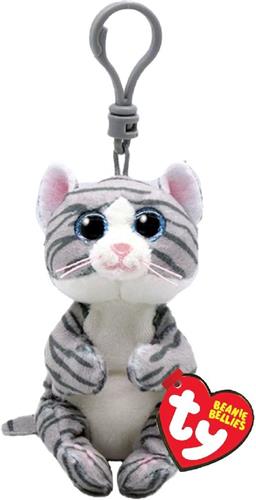 Ty Beanie Babies Bellies Clip - Mitzi Cat - Sleutelhanger - 10 cm