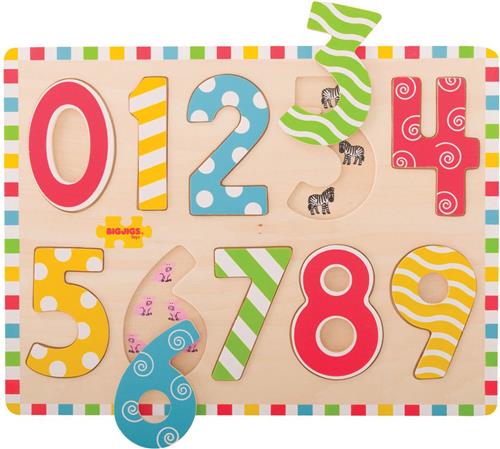 Bigjigs Toys - Inlegpuzzel 'Cijfers'