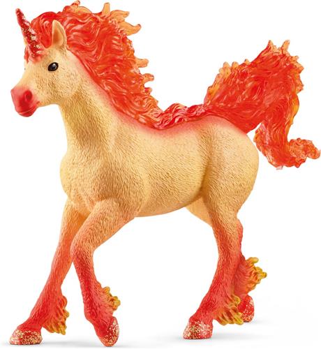 schleich BAYALA - Elementa Vuur Eenhoorn Hengst - Unicorn speelgoed - 70756