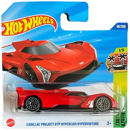 HOT WHEELS CADILLAC PROJECT GTP HYPERCAR/ HYPERVOITURE 99/250 HW EXOTICS EXOTIQUES 1/5 1:64 SHORT CART 2025