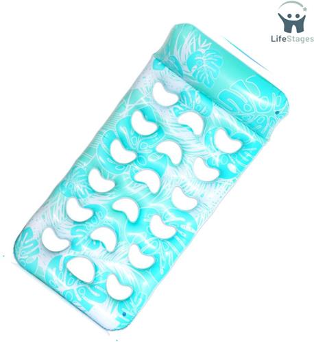 LifeStages - Zwembad Drijvers - Opblaasbare Waterhangmat - Luchtmatras - Zwembad - Opblaasbare Lounge Ligstoel - Zwemmatras - Speelgoed voor in het zwembad - Zwembadwaterhangmat voor volwassenen en kinderen - 170x80cm