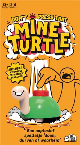 Don't Press That Mine Turtle - Familie Kaartspel - Nederlandstalig - Partygame - Doen, Durven of Waarheid
