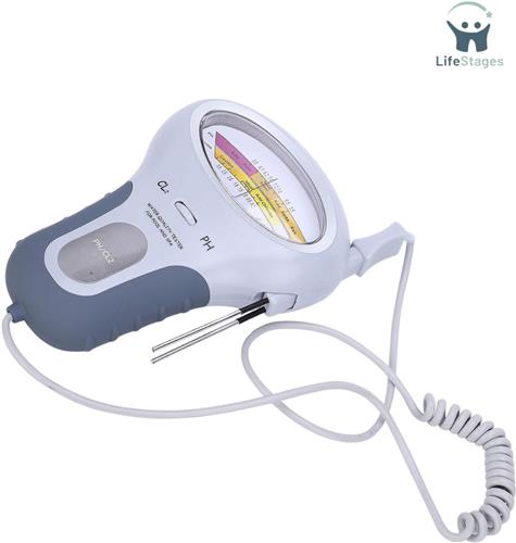 LifeStages - Zwembad Tester - Snelle Testen Hoge Precisie Spa Water Kwaliteit Analyzer Solid CL2 Pool PH Tester Voor Het Testen Van Chloor PH Pool Spa