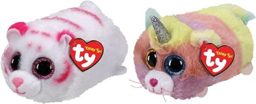 Ty - Knuffel - Teeny Ty's - Tabor Tiger & Heather Cat