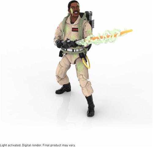 Hasbro Ghostbusters Actiefiguur Glow-in-the-Dark Winston Zeddemore 15 cm Plasma Series 2021 Multicolours