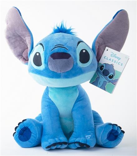 Disney - Stitch knuffel met geluid - 30 cm - Pluche - Lilo & Stitch knuffel - Disney Knuffel