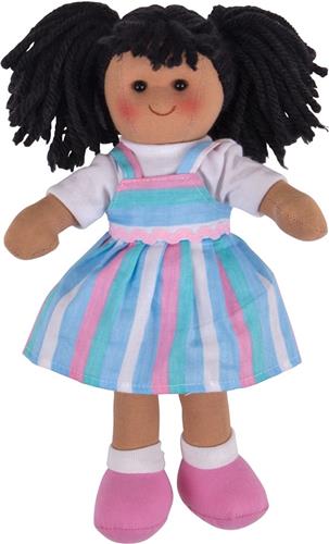 BIGJIGS stoffen pop Kira - 28 cm