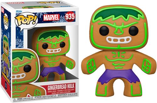 Funko The Hulk Verzamelfiguur Pop! Vinyl - Marvel Holiday Gingerbread Multicolours