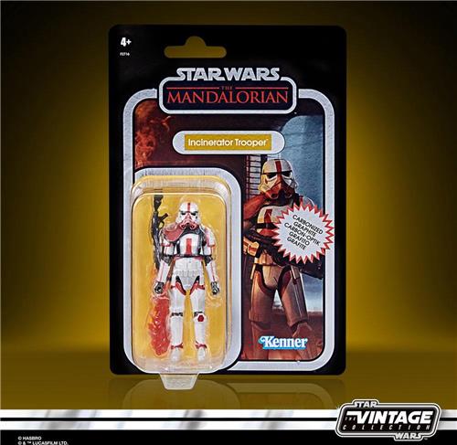 The Mandalorian - Incinerator Trooper - Vintage Collection Carbonized Action Figure 2021 - 10 cm