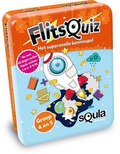 sQula flitsquiz groep 4-5 - Educatief Kaartspel