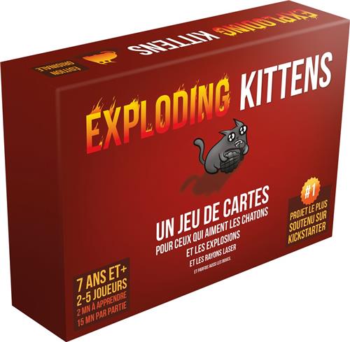 Asmodee Exploding Kittens Komanauten Kaartspel Gelukspel