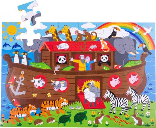 Bigjigs Ark van Noach vloer puzzel (48 stuk)