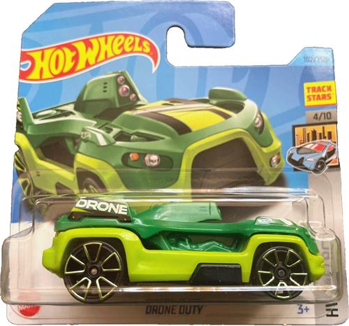HOT WHEELS DRONE DUTY GREEN 88/250 HW METRO 4/10 1:64 GREEN