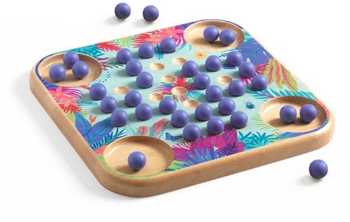 Djeco houten spel Solitaire - FSC 100% duurzaam speelgoed.