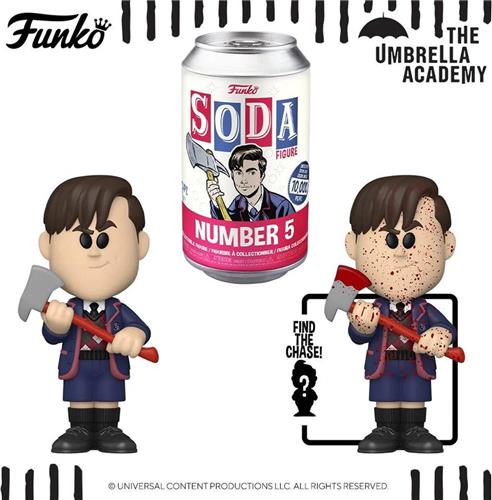 Funko Soda Pop! Umbrella academy Number 5 (Five) - Met kans op Chase !