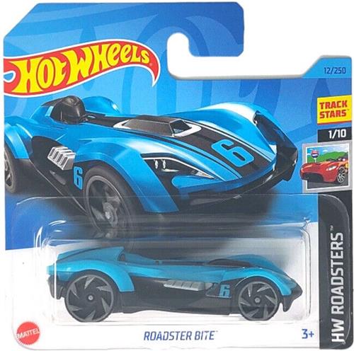 HOT WHEELS ROADSTER BITE 12/250 ROADTERS BLEU 1:64 1/10