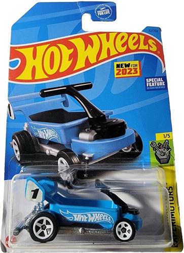 HOT WHEELS DRAGGIN WAGON BLAUW EXPERIMOTORS 22/250 (1:64)