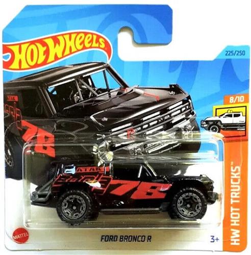 HOT WHEELS FORD BRONCO R 225/250 (1:16) BLACK HW HOT TRUCKS