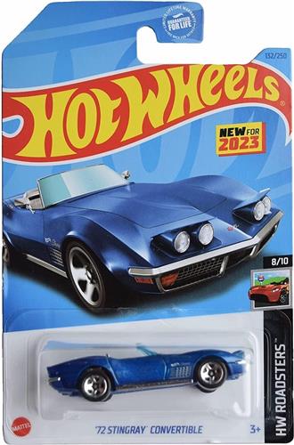HOT WHEELS '72 STINGRAY CONVERTIBLE 132/250 1:64 8/10