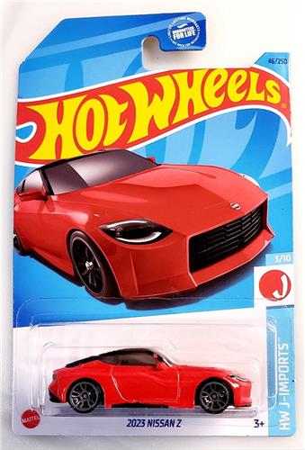 HOT WHEELS 2023 NISSAN Z RED 46/250 HW J-IMPORTS 3/10