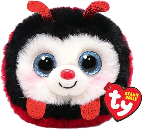 TY Teeny Puffies Izzy Ladybug 10 cm