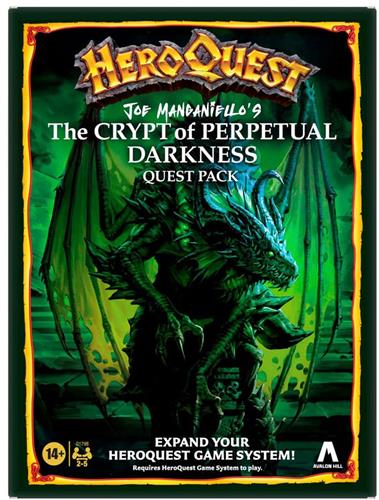 Hasbro HeroQuest Board Game Expansion The Crypt of Perpetual Darkness Quest Pack *English Version* and accessories