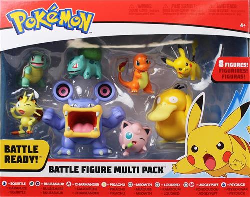 Pokémon Battle Multi Set - 8 Speelfiguren