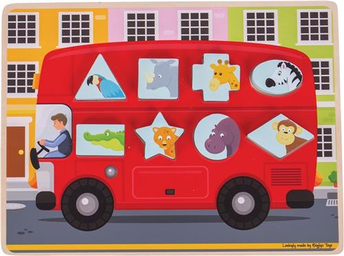 Bigjigs Vorm Sorteren Bus