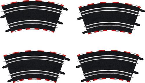 Carrera GO!!! Flauwe Bochten  - 4 Stuks - Racebaanonderdeel