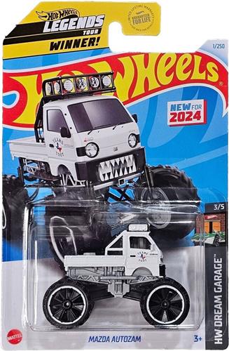HOT WHEELS MAZDA AUTOZAM WHITE 1/250 1:64 DREAM GARAGE 3/5