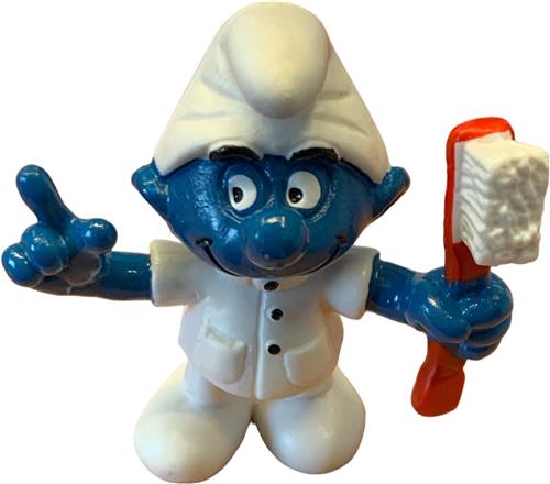 Tandarts Speelfiguurtje - Poppetje van de smurfen - Schleich - 6,cm