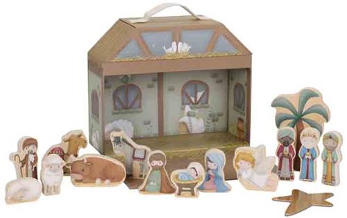 Little Dutch  Kerststal speelkoffer