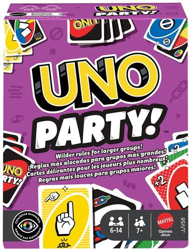 Mattel UNO Party! Card Game Card Games