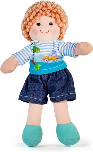 Bigjigs stoffen popje Robin ca. 30cm