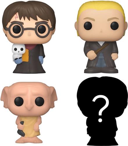 Funko Pop! Harry Potter 4-Pack: Harry Potter 31  Draco Malfoy 13  Dobby 17 + Mystery