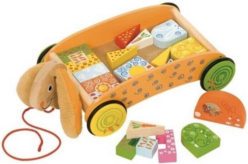 Big Jigs Toys Bunny Brick Cart