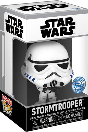 Funko Pocket Pop! en T-shirt: Star Wars - Stormtrooper Kinder maat M