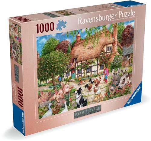 Ravensburger puzzel Farm Cottage - Legpuzzel - 1000 stukjes