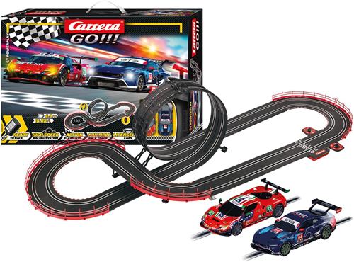 Carrera Go!!! Racebaan - GO!!! GT Powerplay - Ford Mustang GT3 vs. Ferrari 296 GT3 - 4,9m