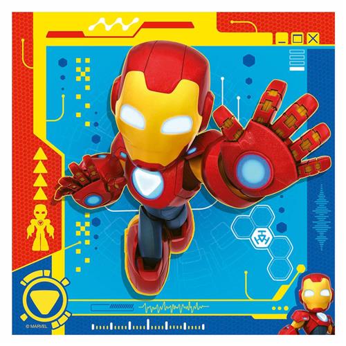 Ravensburger puzzel Iron Man & His Awesome Friends - Legpuzzel - 3x49 stukjes