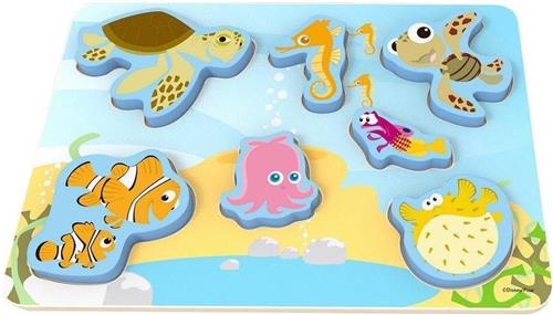 Disney Vormenpuzzel Nemo Junior Hout 7 Stukjes