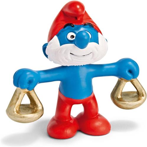 Schleich Weegschaal smurf 20726