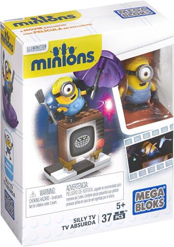 Minions Silly TV - Mini bouwstenen - 37-delig