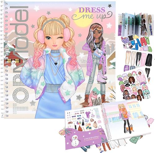 Depesche - TOPModel Dress Me Up stickerboek - WINTER WONDER