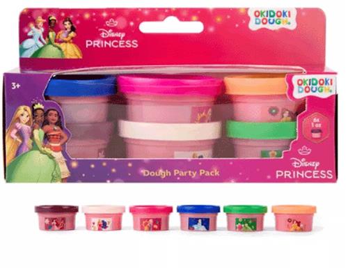 Disney Princess Okidoki Dough Partypack 6X