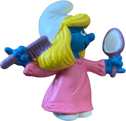 Smurfin in pyama - Met kam en spiegel - De Smurfen Schleich - Nr. 20182