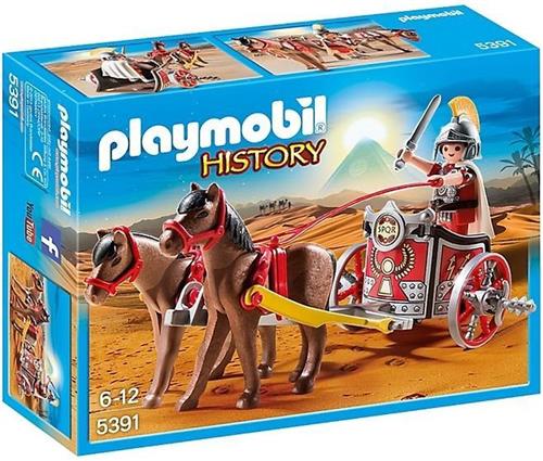 Playmobil History: Romeinse Strijdwagen Met Tribuun (5391)