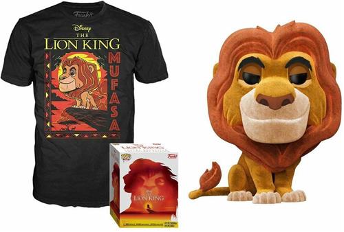 Funko Pop! & Tee Box: Disney The Lion King - Mufasa (Size M)