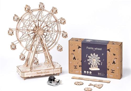 Robotime 3D puzzel met muziek - 3D puzzel - 3D puzzel voor volwassenen - 3d puzzels - 3d puzzel hout - muziek - 3d puzzel met muziek - puzzel teaser - 3d puzzel voor tieners - 3d puzzel voor kinderen